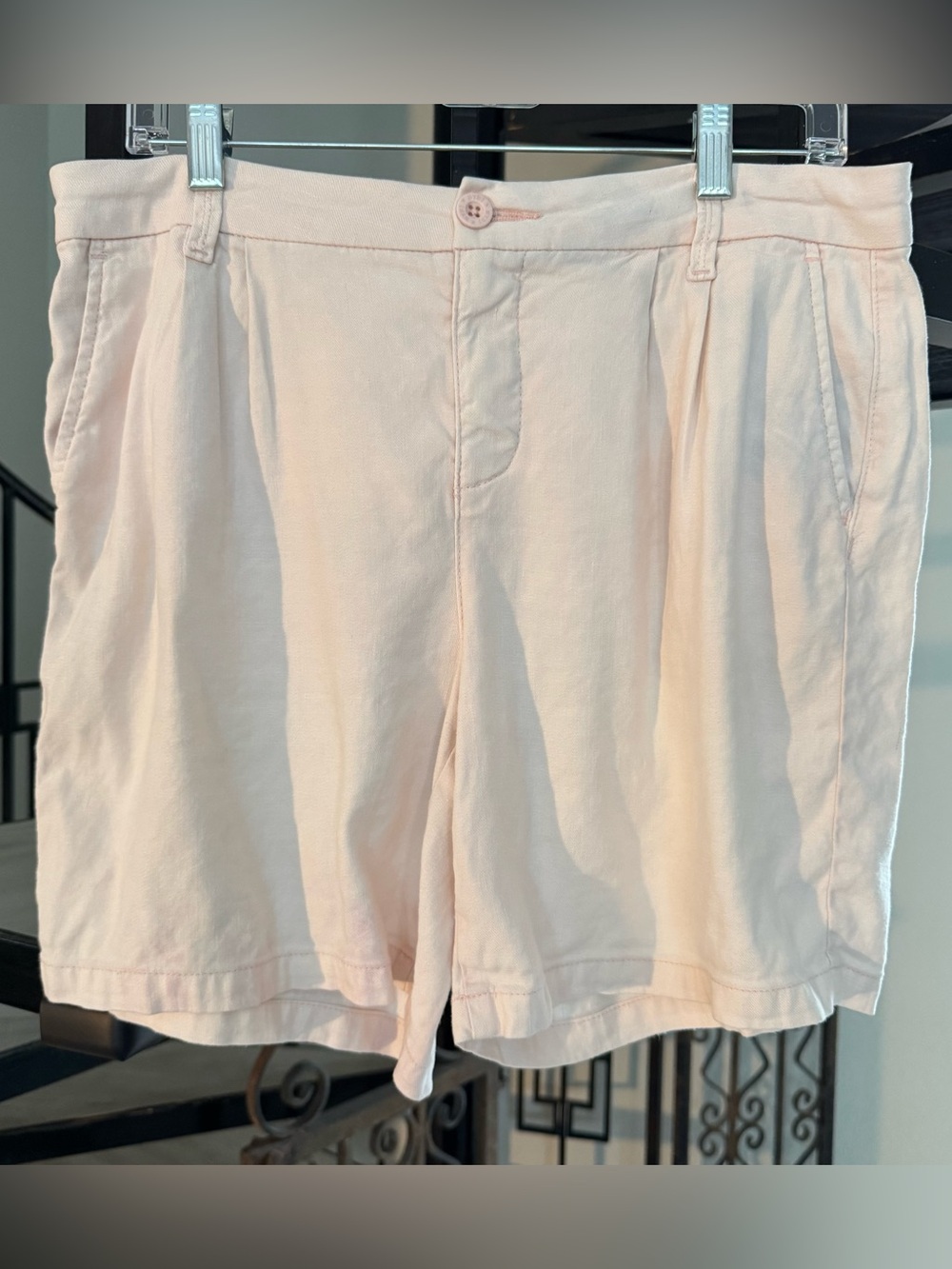 NYJD Relaxed Casual Summer Shorts Lift X Tuck in Pale Pink